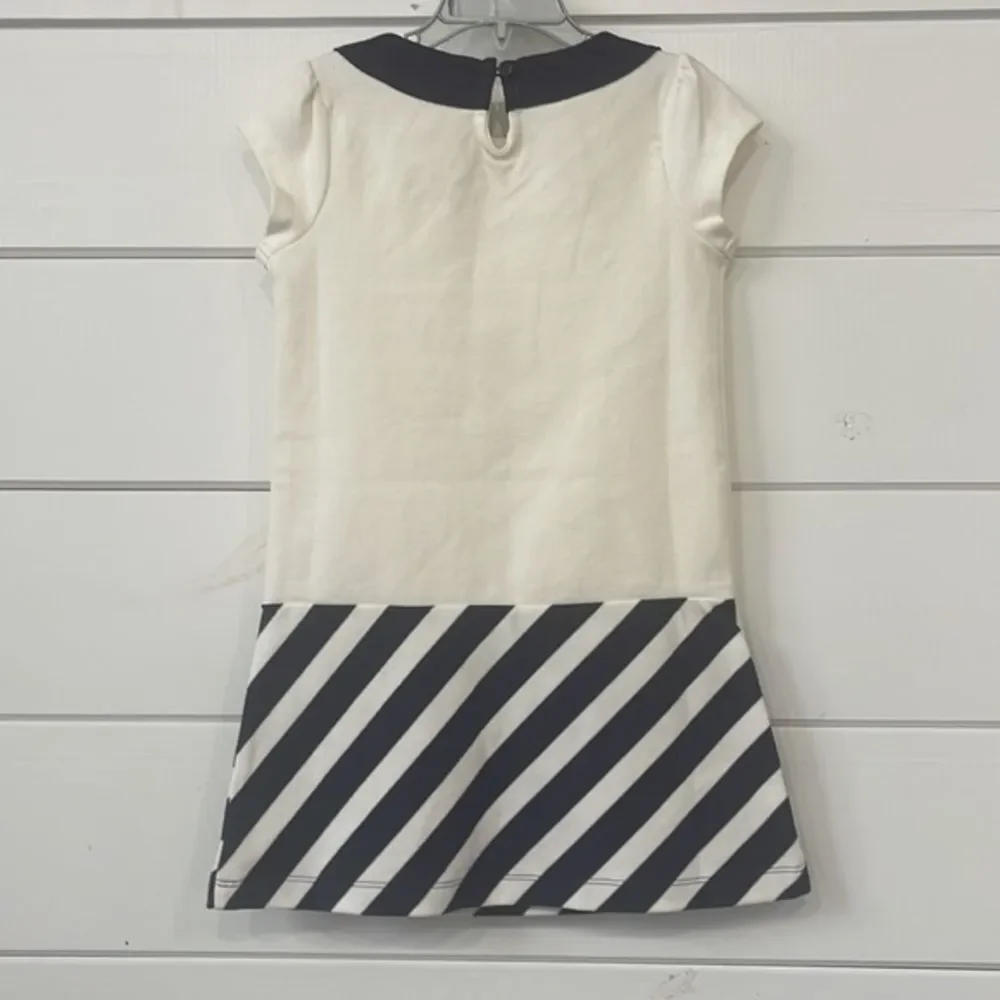 Gymboree Cape Cod Dress NEW Size 6 Cutie White Striped Color Block Nautical